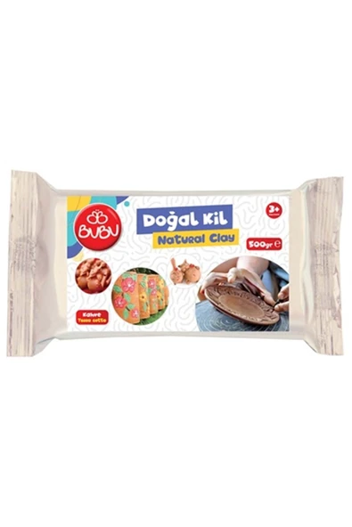 BU-BU DOĞAL KİL KAHVERENGİ 500GR. CER-BUBU-DK0004 ürün görseli 1