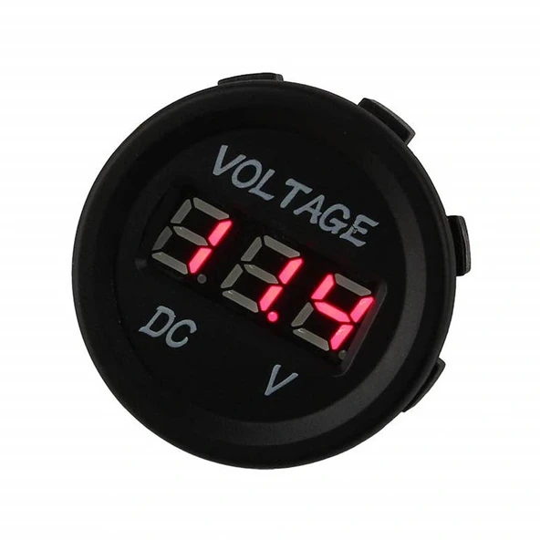 IC-230D Dijital Voltmetre Pano Tip 28mm 6-32V - Resim 6