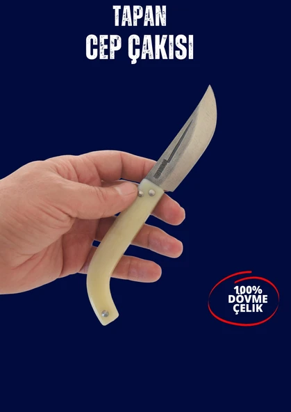 Tapan Cep Çakısı 17 cm Yay Çeliği Pro ürün görseli 1