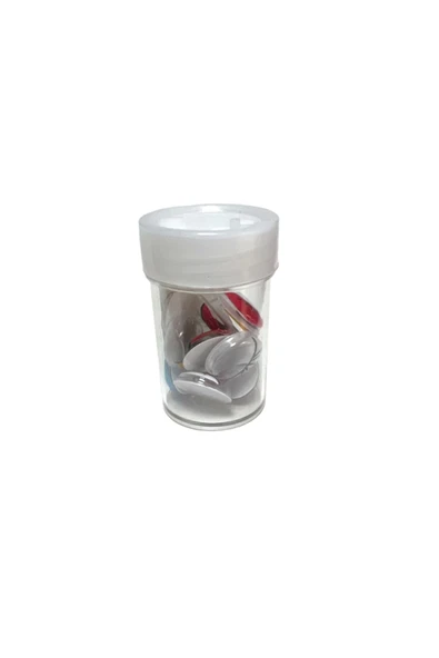 BU-BU GZ0001 KİRPİKLİ OYNAR GÖZ RENKLİ 15mm - TEKLİ ürün görseli 1