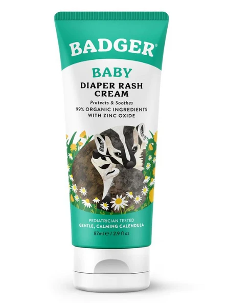 Badger Bebek Bezi Kremi (Pişik Önlemeye Yardımcı) / Diaper Cream 87mL ürün görseli 1