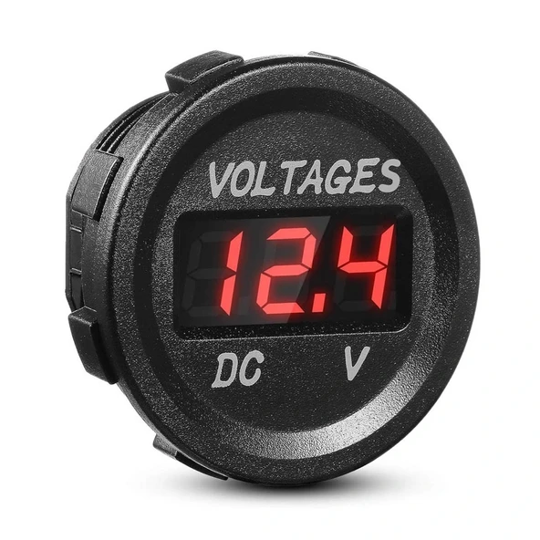 IC-230D Dijital Voltmetre Pano Tip 28mm 6-32V - Resim 2