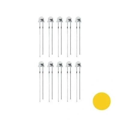 4.8mm Sarı Mantar Led Paketi - 10 Adet ürün görseli 1