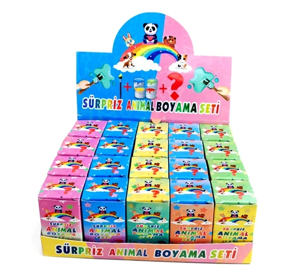 Süpriz Animal Boyama Seti Kutuda - 3 adet ürün görseli 1