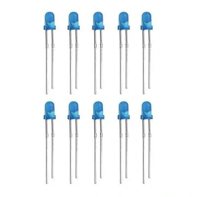 3mm Mavi Led Paketi - 10 Adet ürün görseli 1
