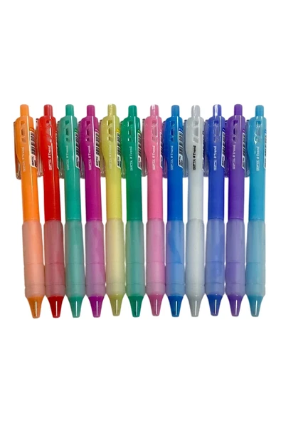 Gıpta Jel Tükenmez Kalem Trend Akrilik Jel 12 Renk 0.7 Mm ürün görseli 1