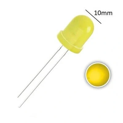 10mm Sarı Led - 10 Adet ürün görseli 1