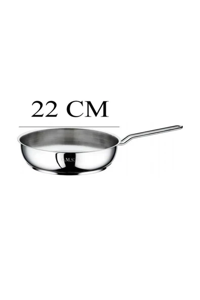 OMS Çelik Tava 22x6 CM Cam Kapaklı ürün görseli 1