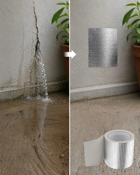 96mm Geniş Tamir Bandı 2 Metre Çatı Boru Balkon Sızdırmaz Onarım Bandı ürün görseli 1