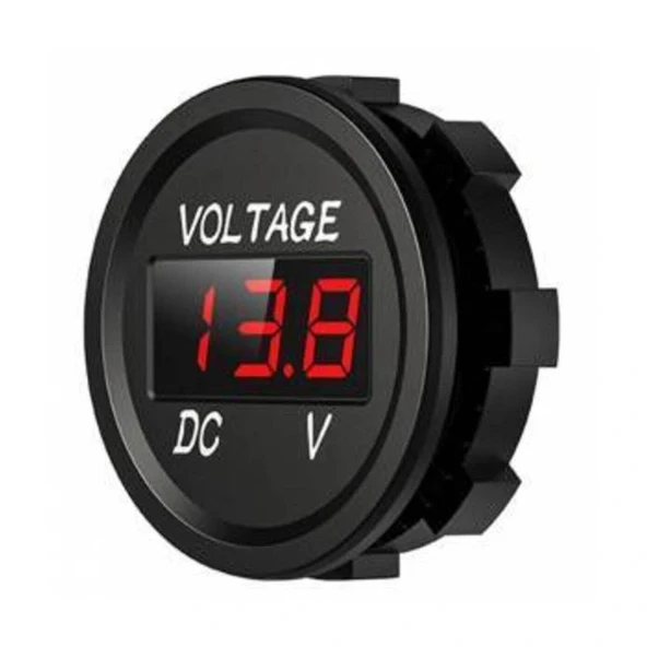 IC-230D Dijital Voltmetre Pano Tip 28mm 6-32V - Resim 4