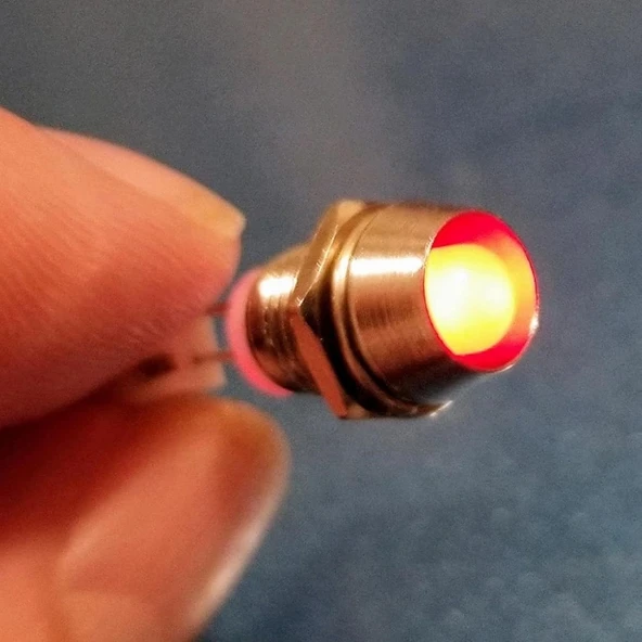 IC-224 Led Soketi 5mm Metal - Resim 2