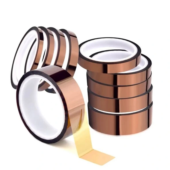 Kapton Bant 5mmx30m Yüksek Isıya Dayanıklı Yanmaz Bant ürün görseli 1