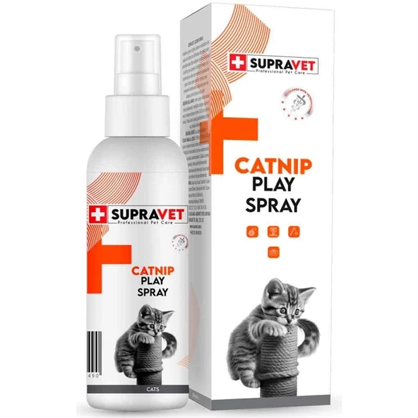 Supravet Catnip Spray Kedi Oyun Spreyi 100 ML ürün görseli 1