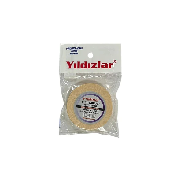 Yıldızlar  Byb-71 Çift Tarafli Köpük Bant 19Mm*2Mt ürün görseli 1
