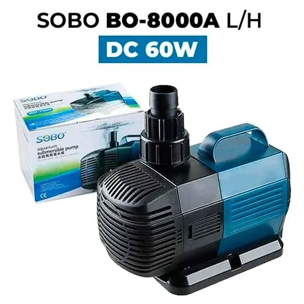Sobo Akvaryum Sump Pompası 60W 8000 Lt/H BO-8000A ürün görseli 1