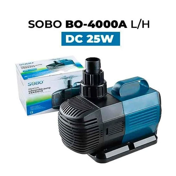 Sobo Akvaryum Sump Pompası 25W 4000 Lt/H BO-4000A ürün görseli 1