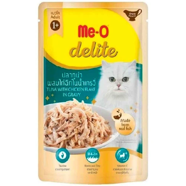 Me-O Delite Pouch Ton Balığı ve Tavuklu Kedi Konservesi 70 Gr ürün görseli 1