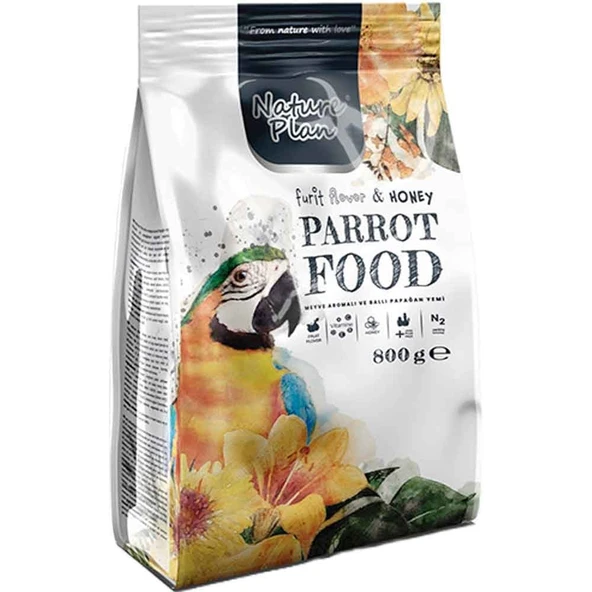 Nature Plan Papağan Yemi 800 Gr ürün görseli 1
