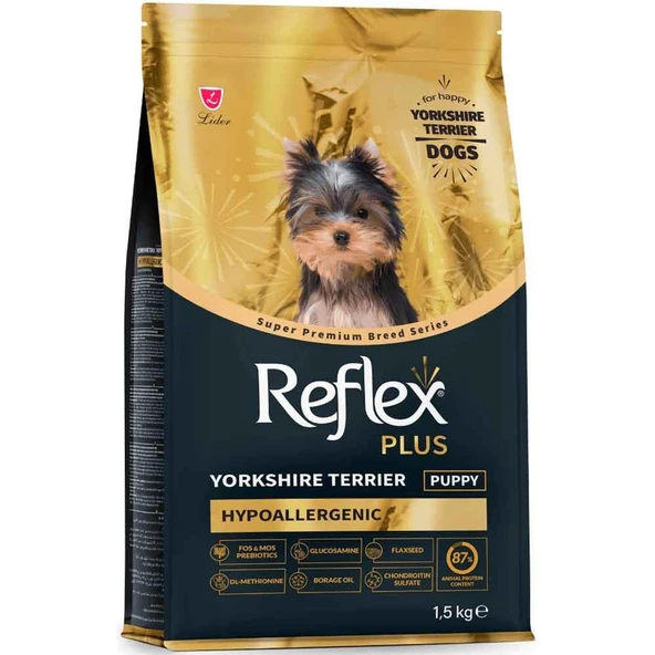 Reflex Plus Hipoalerjenik Yorkshire Terrier Yavru Köpek Maması 1,5 kg ürün görseli 1