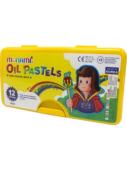 Monami Pastel Boya Çantalı 12 Renk ürün görseli 1