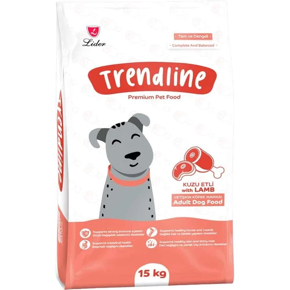 Trendline Köpek Maması Kuzu Etli 15 Kg ürün görseli 1