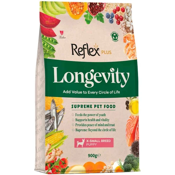 Reflex Plus Longevity Hipoalerjenik Çok Küçük Irk Yavru Köpek Maması 900 Gr ürün görseli 1
