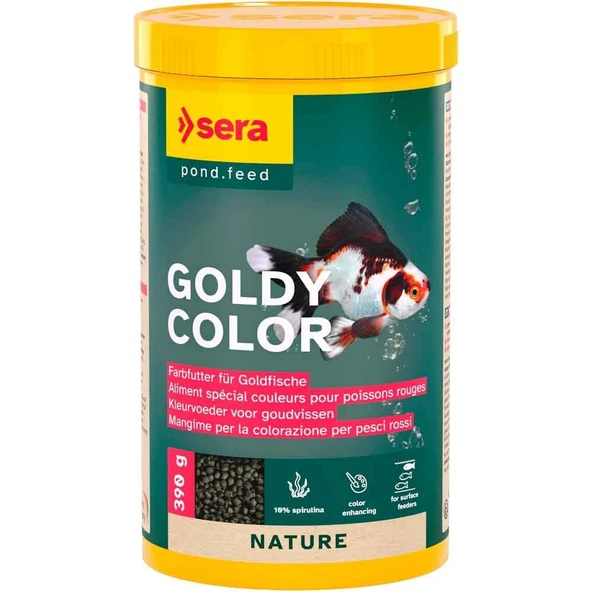 Sera Goldy Color Spirulina Nature Japon Balığı Yemi 1000 ML ürün görseli 1