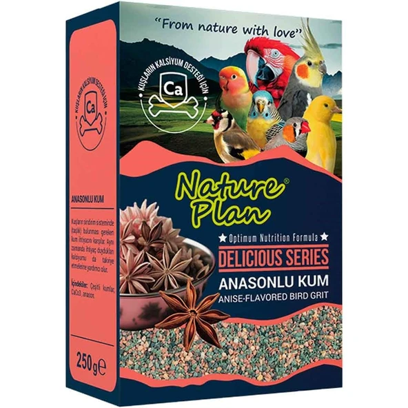 Nature Plan Delicious Serisi Anasonlu Kuş Kumu 250 Gr ürün görseli 1