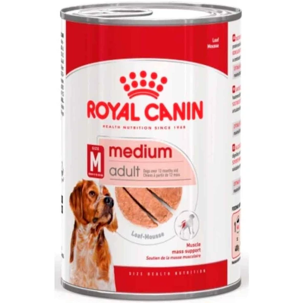 Royal Canin Medium Orta Irk Ezme Köpek Konservesi 410 Gr ürün görseli 1
