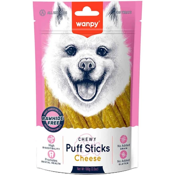 Wanpy Tahılsız Peynirli Köpek Çiğneme Ödülü 100 Gr ürün görseli 1