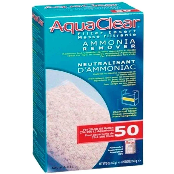 Aqua Clear 50 Akvaryum Filtresi İçin Amonyak Giderici 140 Gr ürün görseli 1