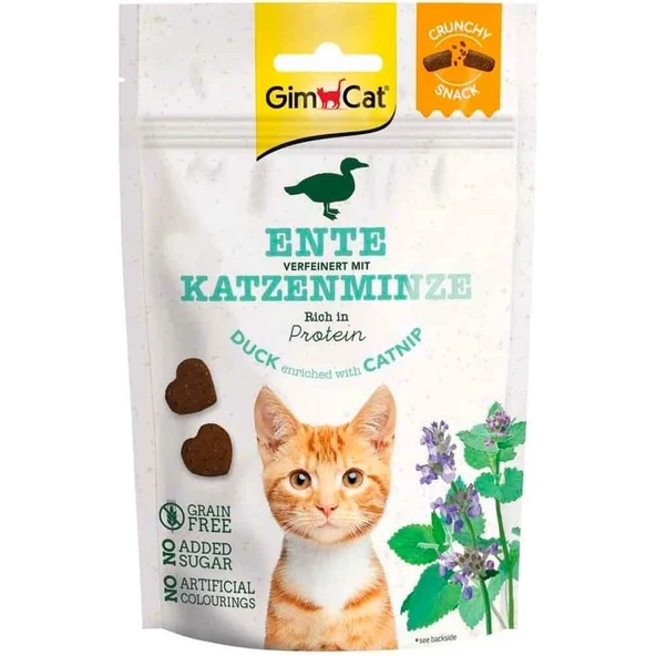 GimCat Crunchy Kedi Ödülü Ördekli ve Catnipli 50 Gr ürün görseli 1
