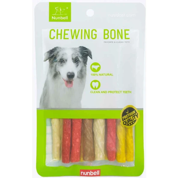 Nunbell Köpek Ödülü Munchy Çubuk 12 cm 6–7 gr 10'lu ürün görseli 1