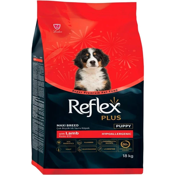 Reflex Plus Kuzu Etli Yavru Köpek Maması 18 Kg ürün görseli 1