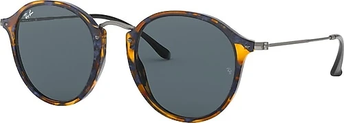 Ray-Ban Round Fleck 2447 1158R5 Havana-Blue Güneş Gözlüğü ürün görseli 1