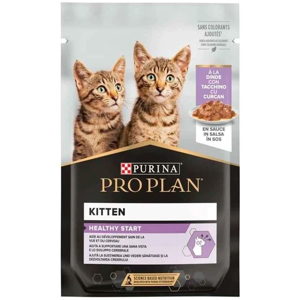 Pro Plan Kitten Hindi Etli Pouch Yavru Kedi Konservesi 85 Gr ürün görseli 1