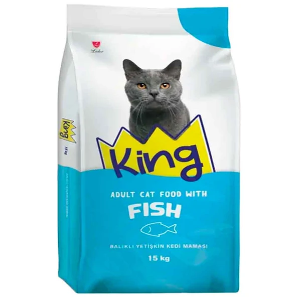 King Plus Balıklı Kedi Maması 15 Kg ürün görseli 1
