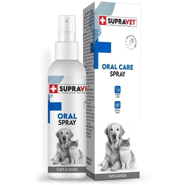 Supravet Oral Care Kedi ve Köpek Ağız Bakım Spreyi 100 ml ürün görseli 1