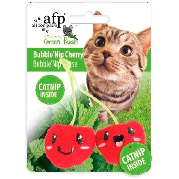 AFP Green Kedi Oyuncağı Peluş Kiraz ürün görseli 1