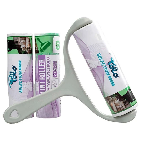 Polo Tüy Toplama Rulosu 60 Yaprak 16 Cm + 2 Adet Yedek ürün görseli 1