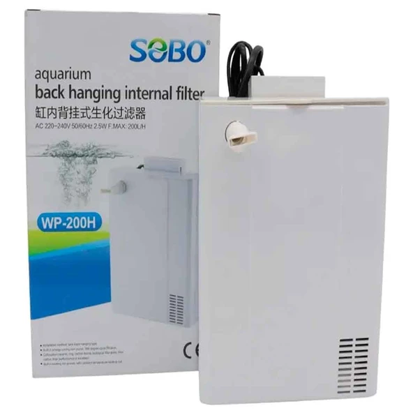 Sobo Akvaryum İç Filtre 200L/H 2,5W WP-200H ürün görseli 1