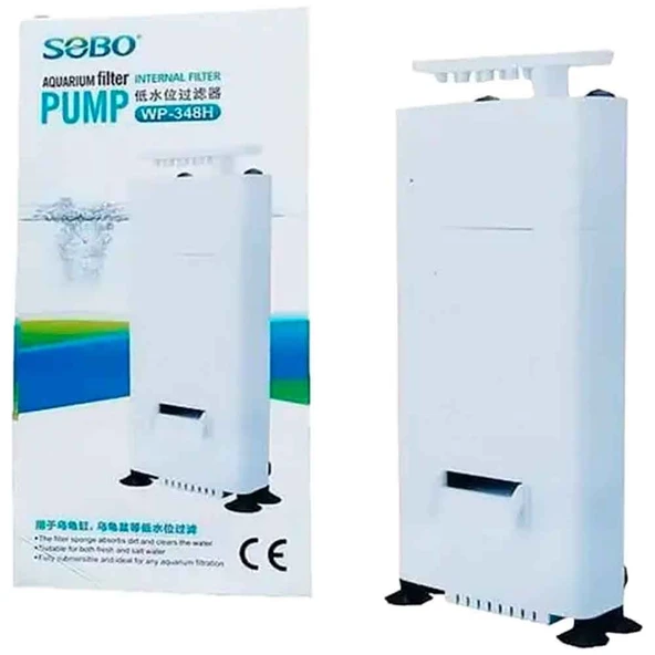 Sobo Maxi Akvaryum Askı Filtre Alçak Seviye 500L/S 8W ürün görseli 1