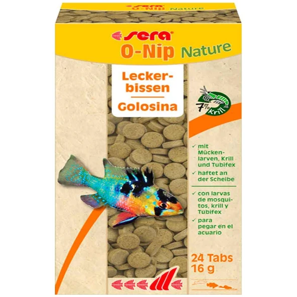 Sera 0 Nip Nature Tablet Yem 24 Tab - Resim 2