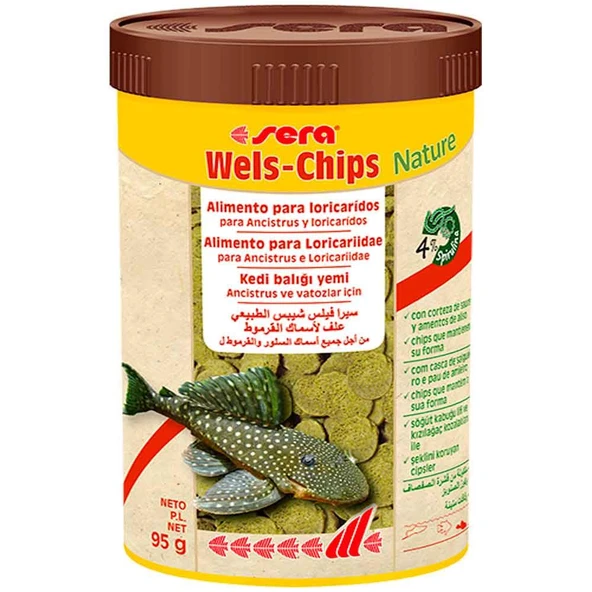 Sera Wels Chips Nature 250 ML - Resim 2