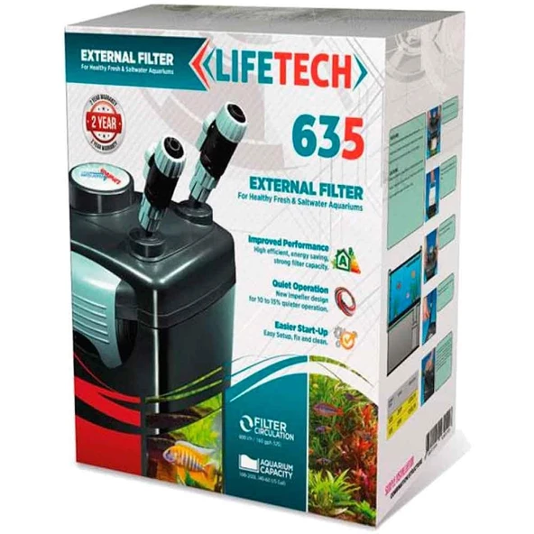 Lifetech 635 Akvaryum Dış Filtre 600 L/S ürün görseli 1