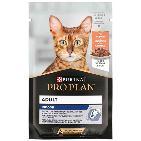 Proplan Indoor Somonlu Pouch Kedi Konservesi 85 Gr ürün görseli 1