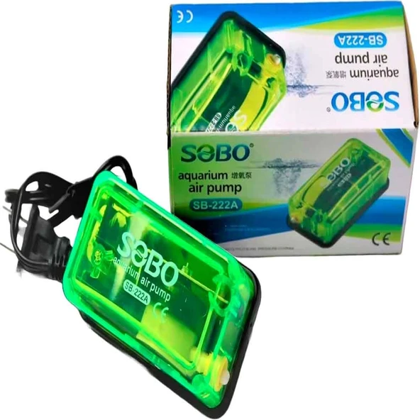Sobo Akvaryum Hava Motoru SB-222A 3W 3 Lt / Min ürün görseli 1