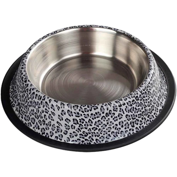 Ankur Oripet Leopar Desenli Metal Mama ve Su Kabı Beyaz 16 Oz 15,5 Cm ürün görseli 1