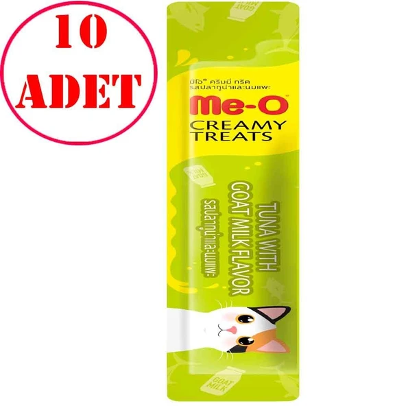 Meo Ton Balıklı ve Keçi Sütlü Kedi Likit Ödül Tekli 15 Gr 10 AD ürün görseli 1