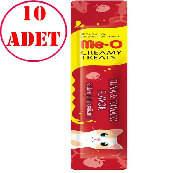 Meo Ton Balıklı ve Domatesli Likit Kedi Ödülü Tekli 15 Gr 10 AD ürün görseli 1